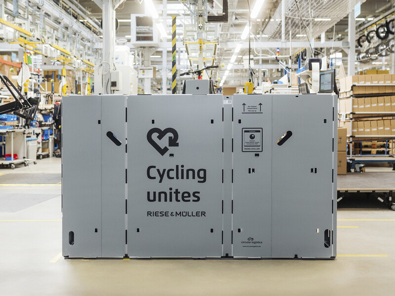 Riese & Müller introduceert herbruikbare bikebox in Europa