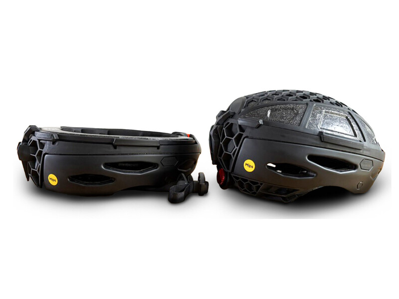 Opvouwbare helm uitgerust met Mips-technologie