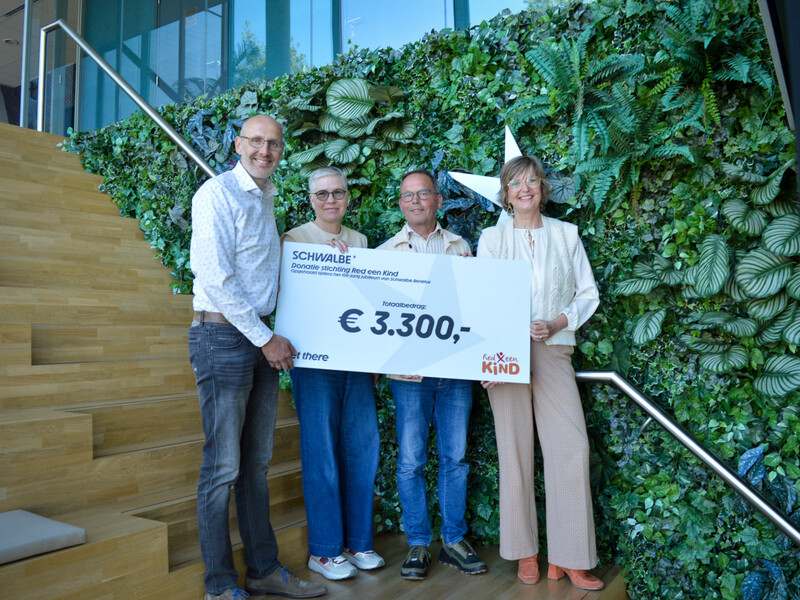 Stichting Schwalbe doneert &euro;3.300 aan stichting Red Een Kind&nbsp;