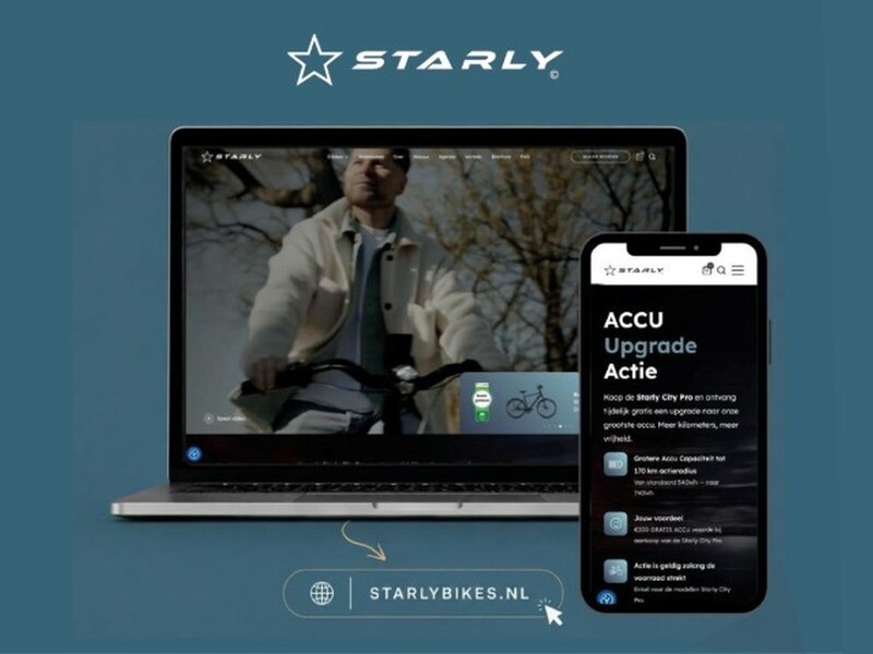 Starly Bikes lanceert nieuwe website&nbsp;
