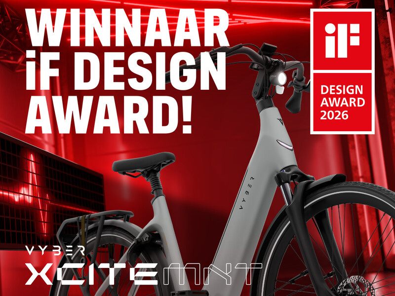 Vyber XCITEMNT wint iF DESIGN AWARD 2026